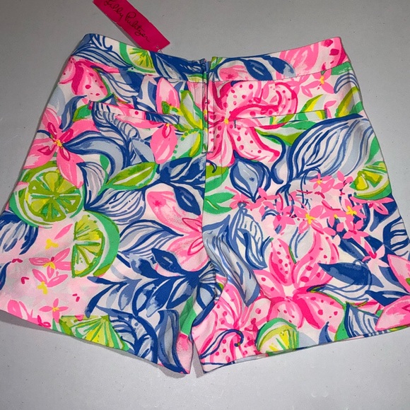 Lilly Pulitzer NWT Ariana Stretch Shorts Havana Cocktail Size 00 - Picture 5 of 13